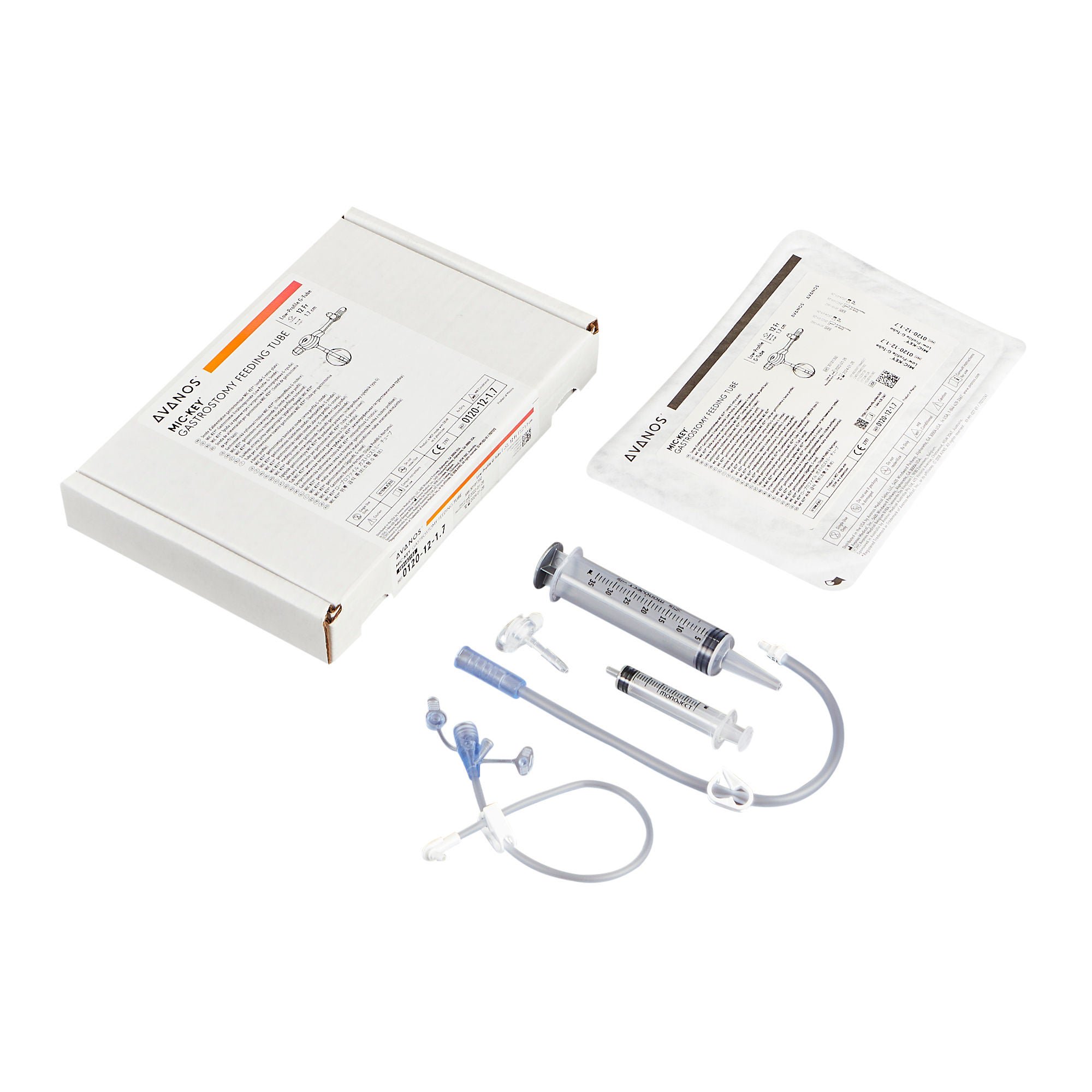 Mic-Key® Low Profile Gastrostomy Tube Kit, 12 Fr., 1.7 cm Tube
