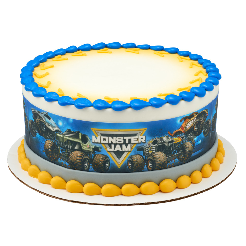 Order Monster Jam Built To Crush Edible Image By PhotoCake Cake From