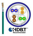 11101254 -Cat 6A LANmark-XTP Copper Cable 23 AWG UTP 4-Pair Plenum Indoor Polymer Alloy Blue 1000 ft.