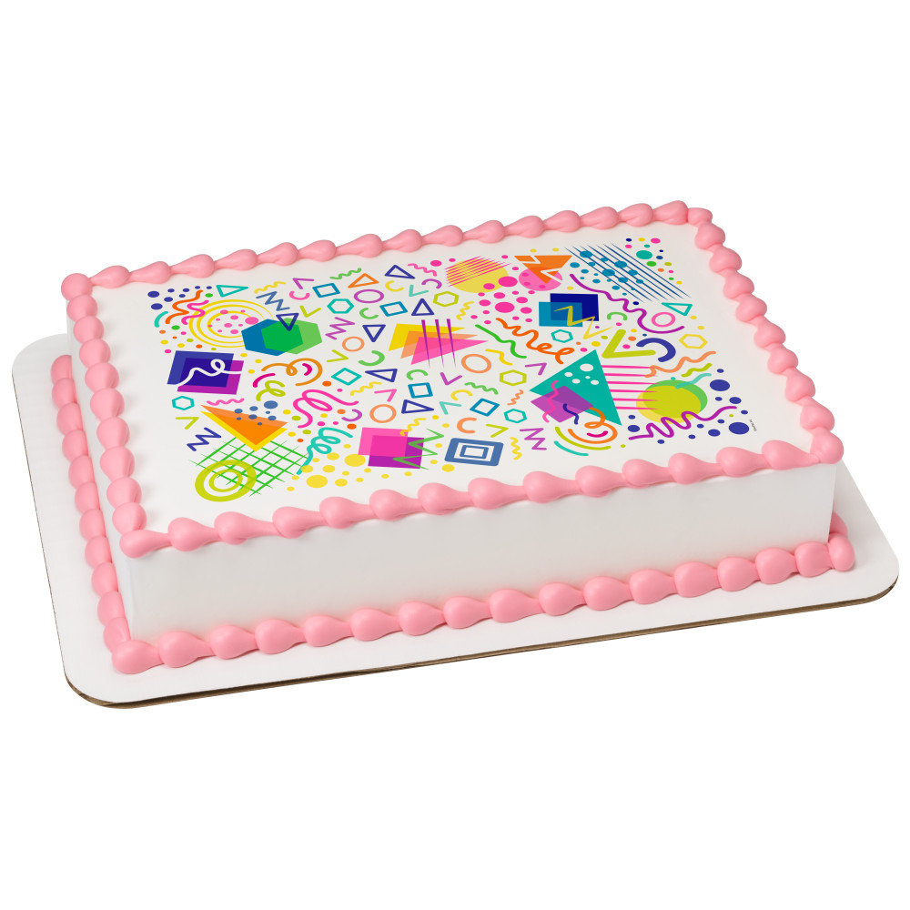 Order Memphis Pattern Edible Image® by PhotoCake® Cake from LOVE BY THE