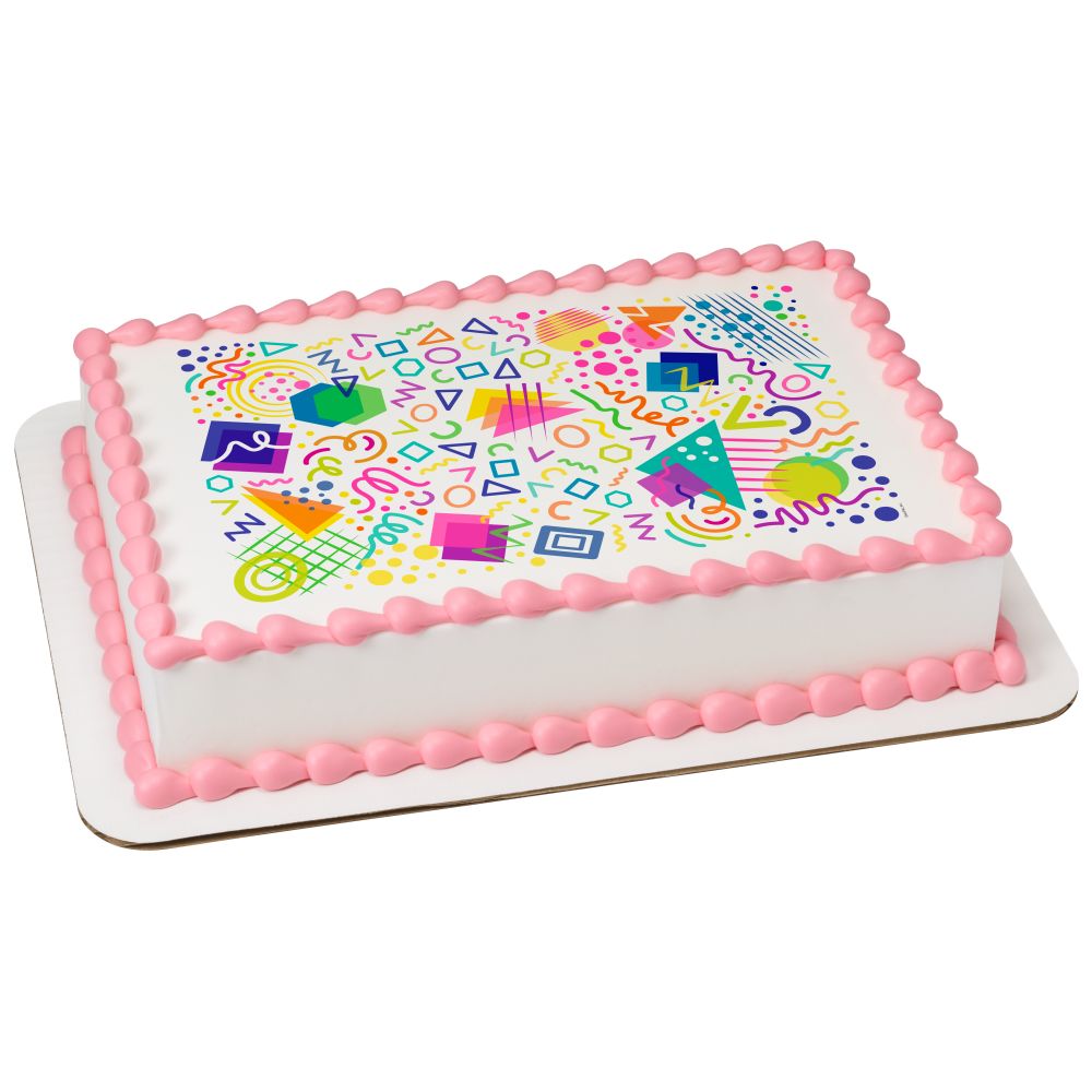 Image Cake Memphis Pattern