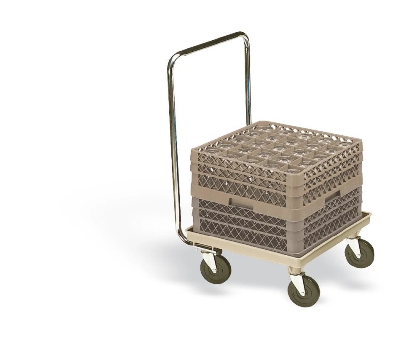 Chariot pour casiers à vaisselle en plastique