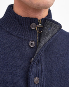 Essential Elbow Patch Jumper Classic Navy