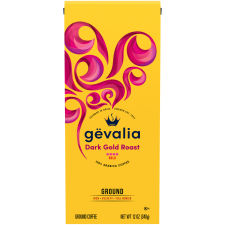 Gevalia Dark Gold Roast Ground Coffee, 12 oz Bag