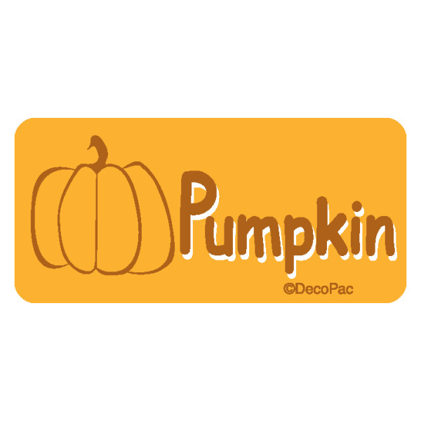 Pumpkin Promotional Label