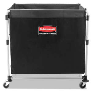 Rubbermaid Commercial, Executive Series, Executive Series™, Collapsible X Cart, 8 Bushels, Single Stream, Black