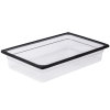 Full-size high-temperature silicone pan band in black