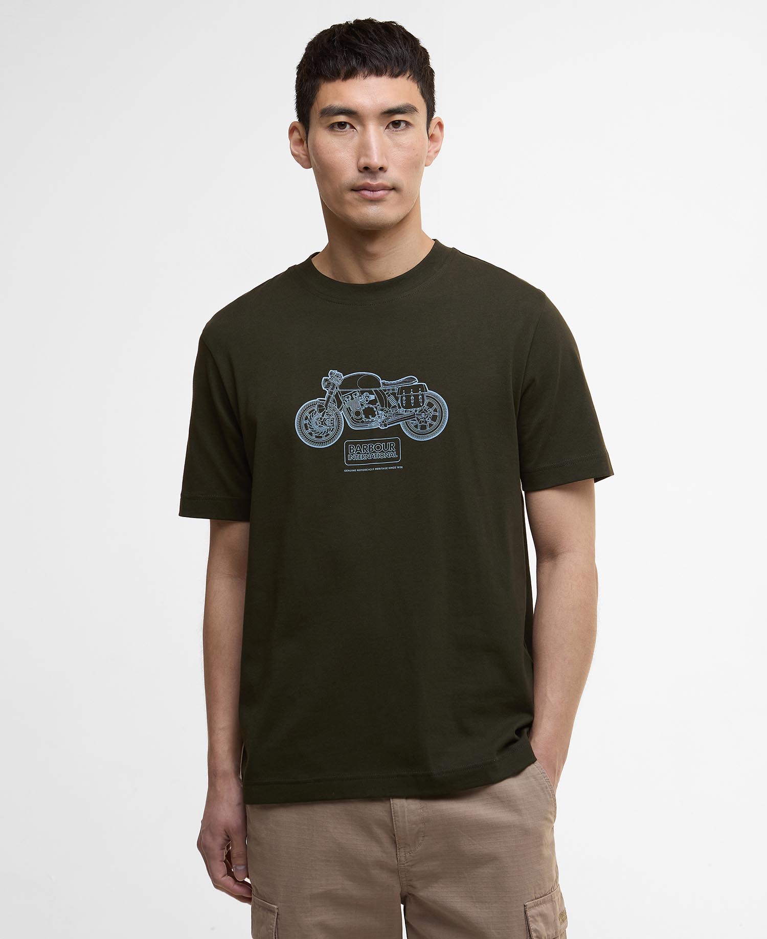 Morris Motorbike Graphic T-Shirt image number 0
