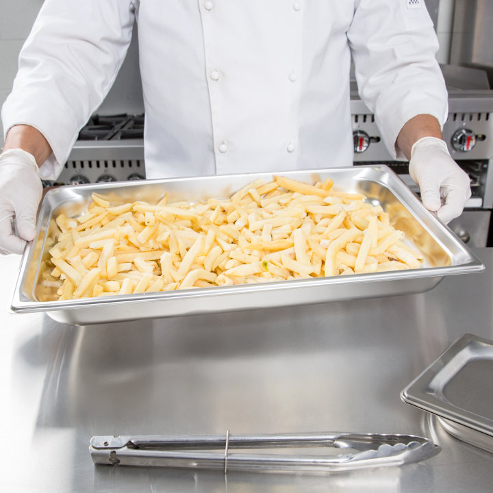 Full-size 2-inch-deep Super Pan 3® stainless steel steam table pan