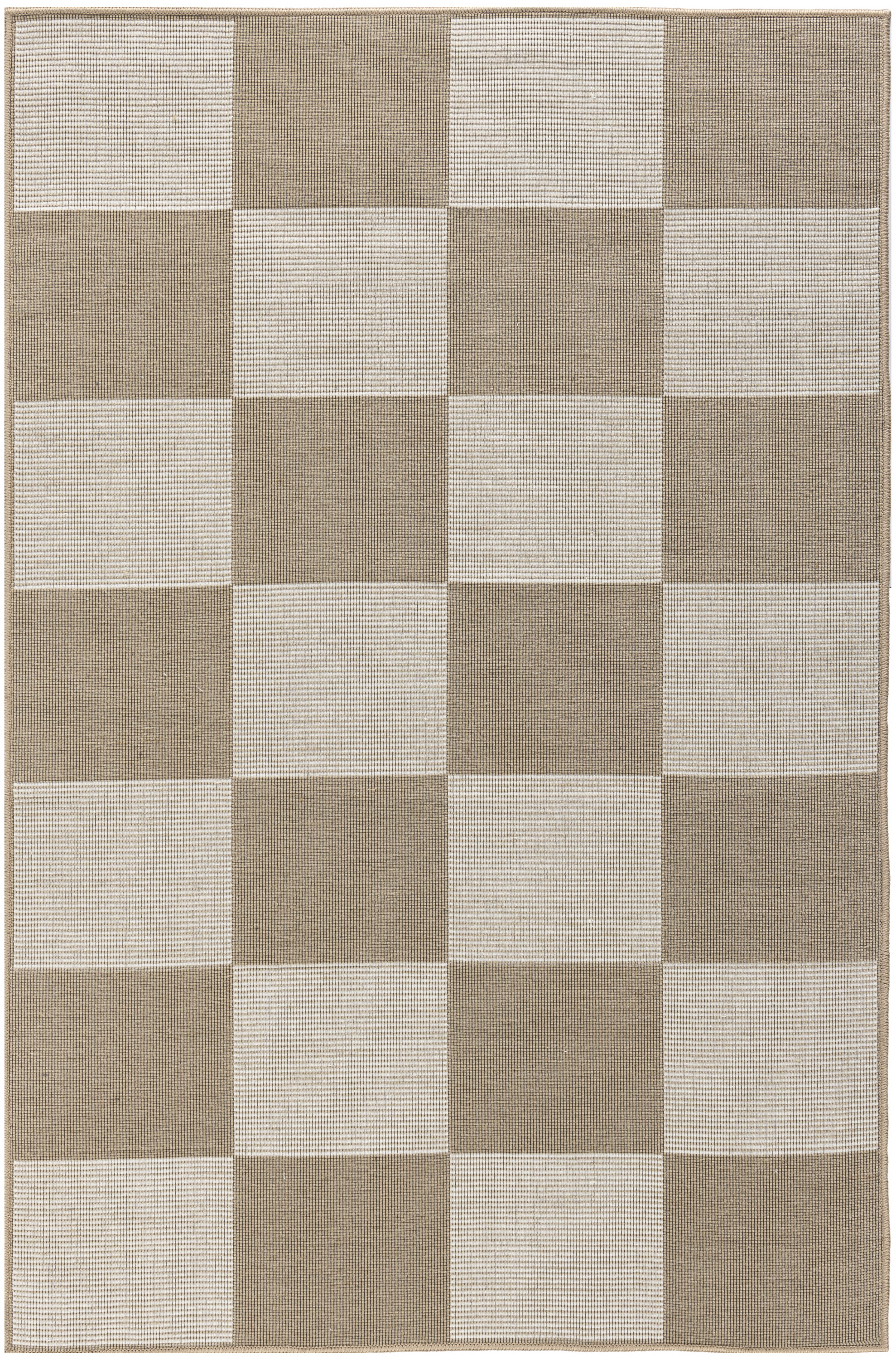 Nourison Washable Modern Jute 3'11" x 5'11" Natural Ivory Modern Indoor Rug