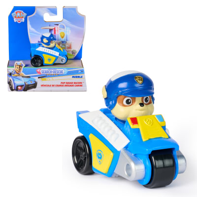 PAW Patrol: Search & Rescue, Rubble Pup Squad Racer, 2.5-Inch Racer with Real Working Wheels, Pretend Play Kids Toys for Boys & Girls Ages 3 and Up