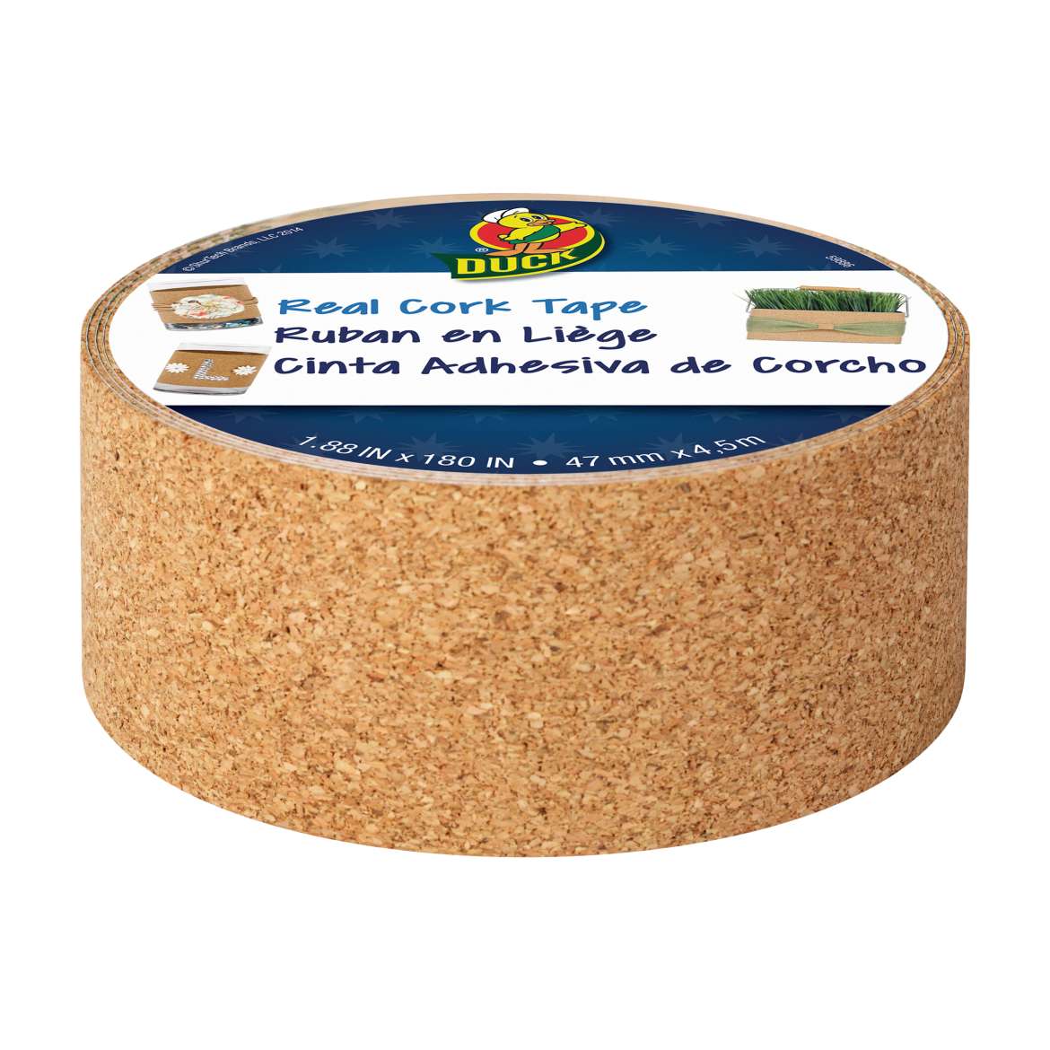 Real Cork Tape 1.88 in. x 5 yd. Duck Brand