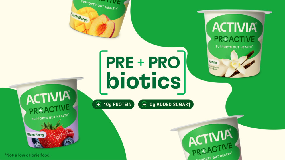 thumbnail video image 2 of Activia Proactive Peach Mango Prebiotic and Probiotic Yogurt Cups, 5.3 oz, 4 Count​, 2 of 15