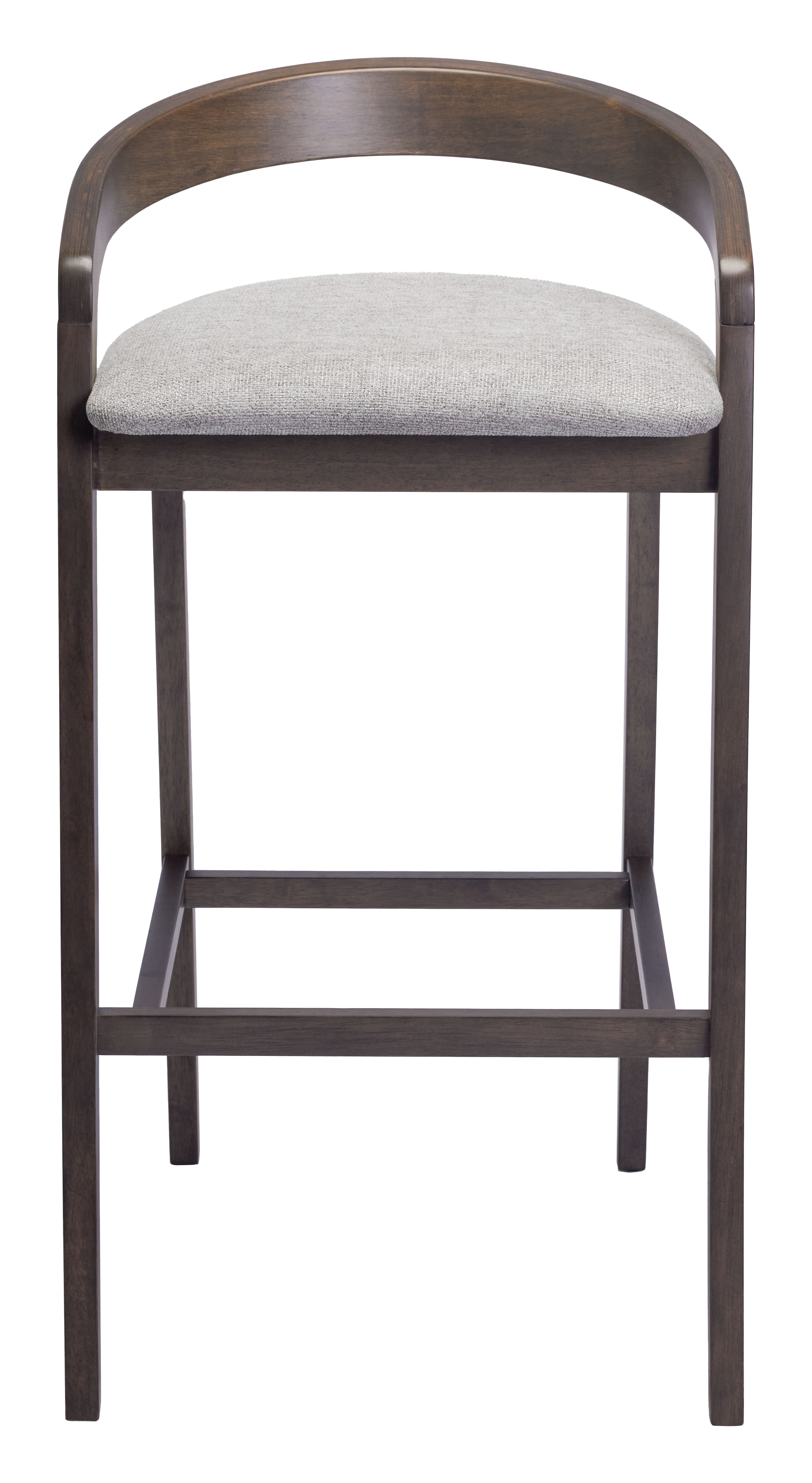 Troy Barstool (Set of 2) Dove Gray & Espresso product image