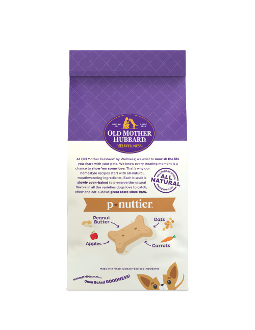 Old Mother Hubbard Classic P-Nuttier back packaging