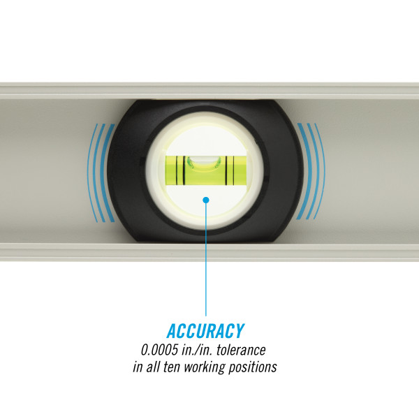 5100-0048M 48-inch Professional-Grade Magnetic Aluminum I-Beam Level ...
