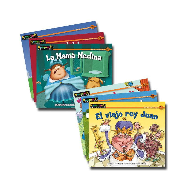 Rising Readers Leveled Books: Nursery Rhyme Tales Set 1, Spanish