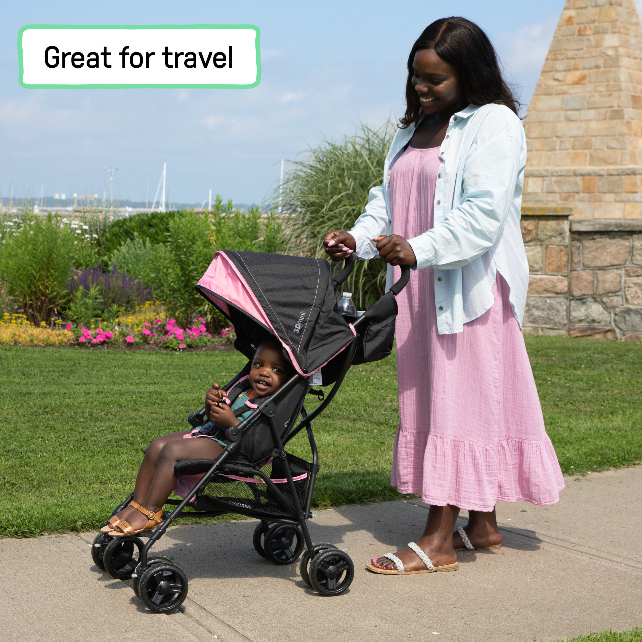 Ingenuity 3Dmini Convenience Stroller - Pink