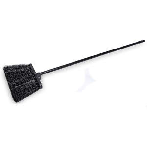 Carlisle, Duo-Sweep®, Unflagged Warehouse Broom with Black Metal Handle, 13in, Synthetic, Black