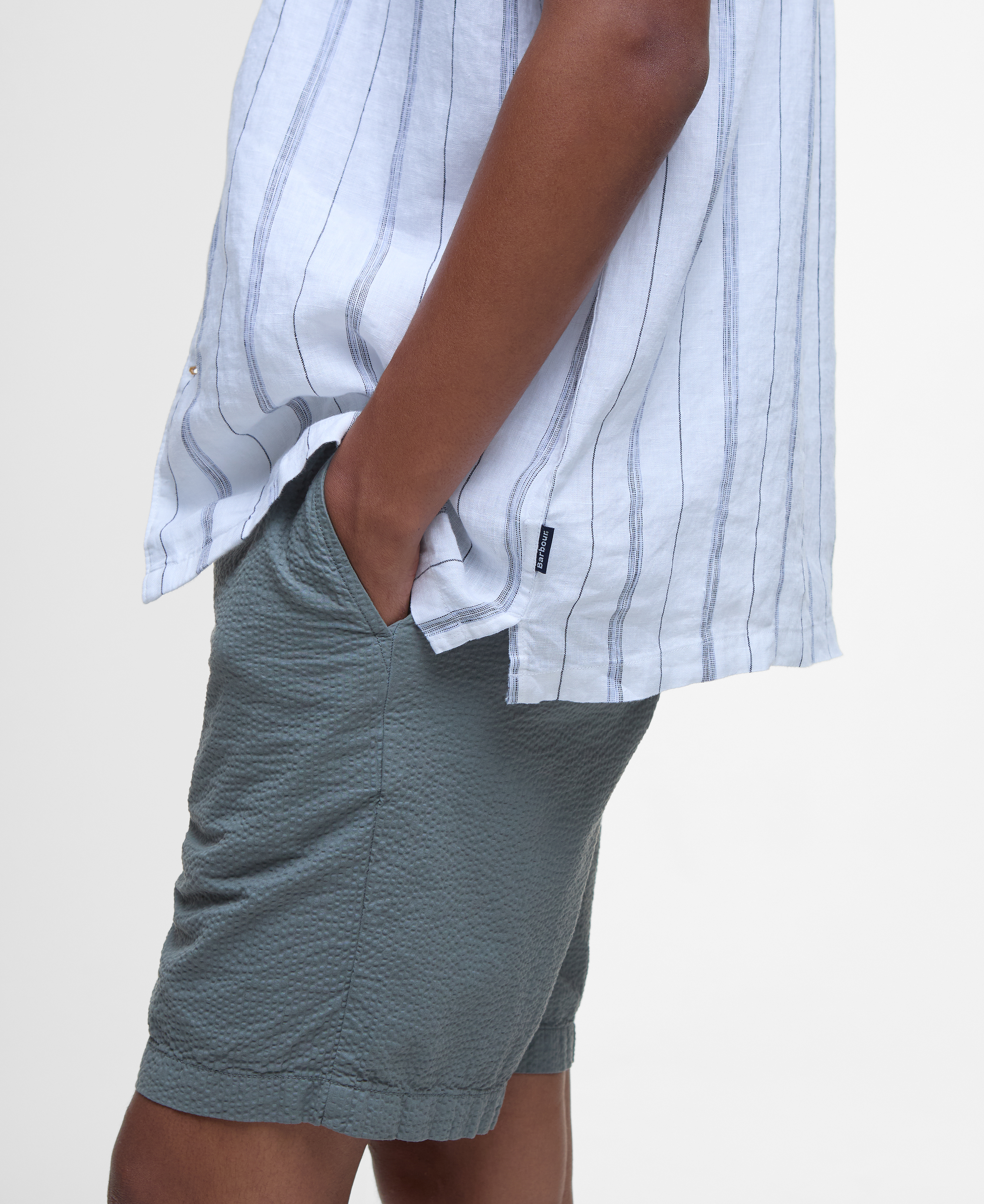 Garnock Striped Regular Short-Sleeved Shirt image number 4