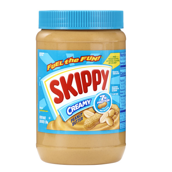 SKIPPY(r) Creamy Peanut Butter, 8/40 oz . C1CB - Front Center Inner Pack (Hi Res)