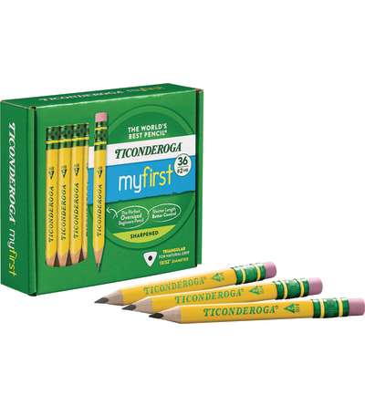 Ticonderoga® My First® My First Short Yellow, Pack of 36