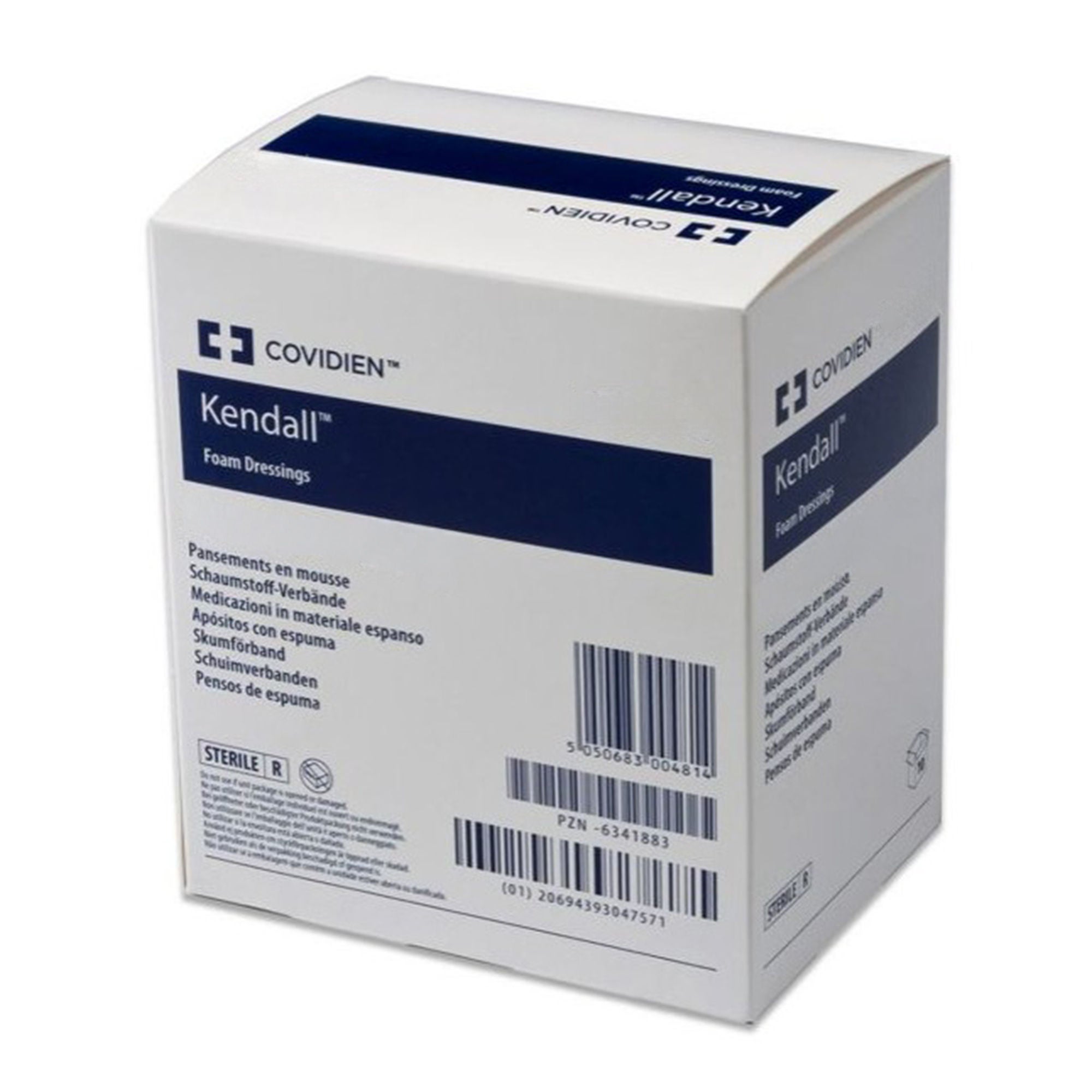 Kendall™ Nonadhesive without Border Foam Dressing, 4 x 8 Inch