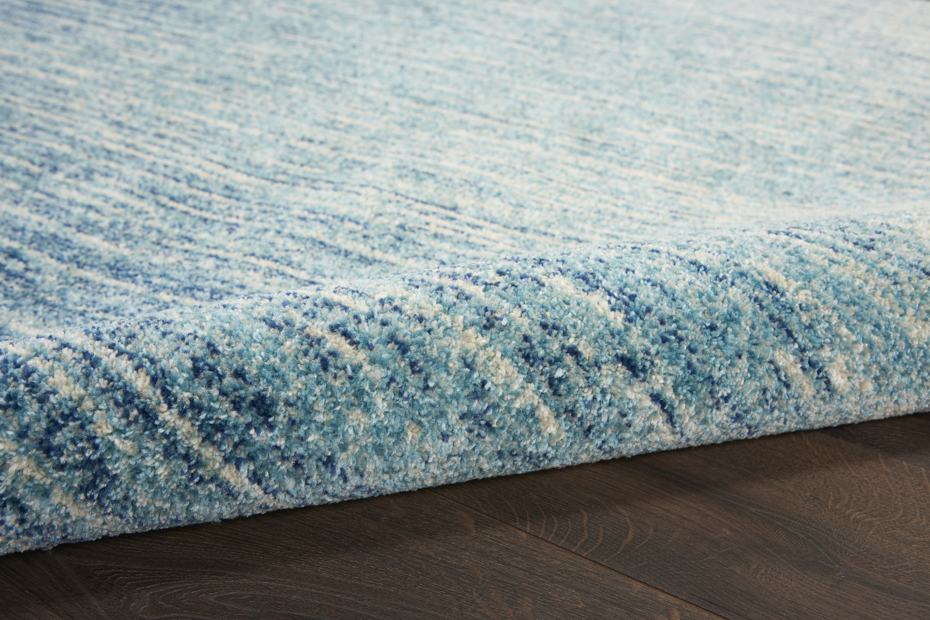 Nourison Passion 1'10" x 2'10" Navy Light Blue Modern Indoor Rug