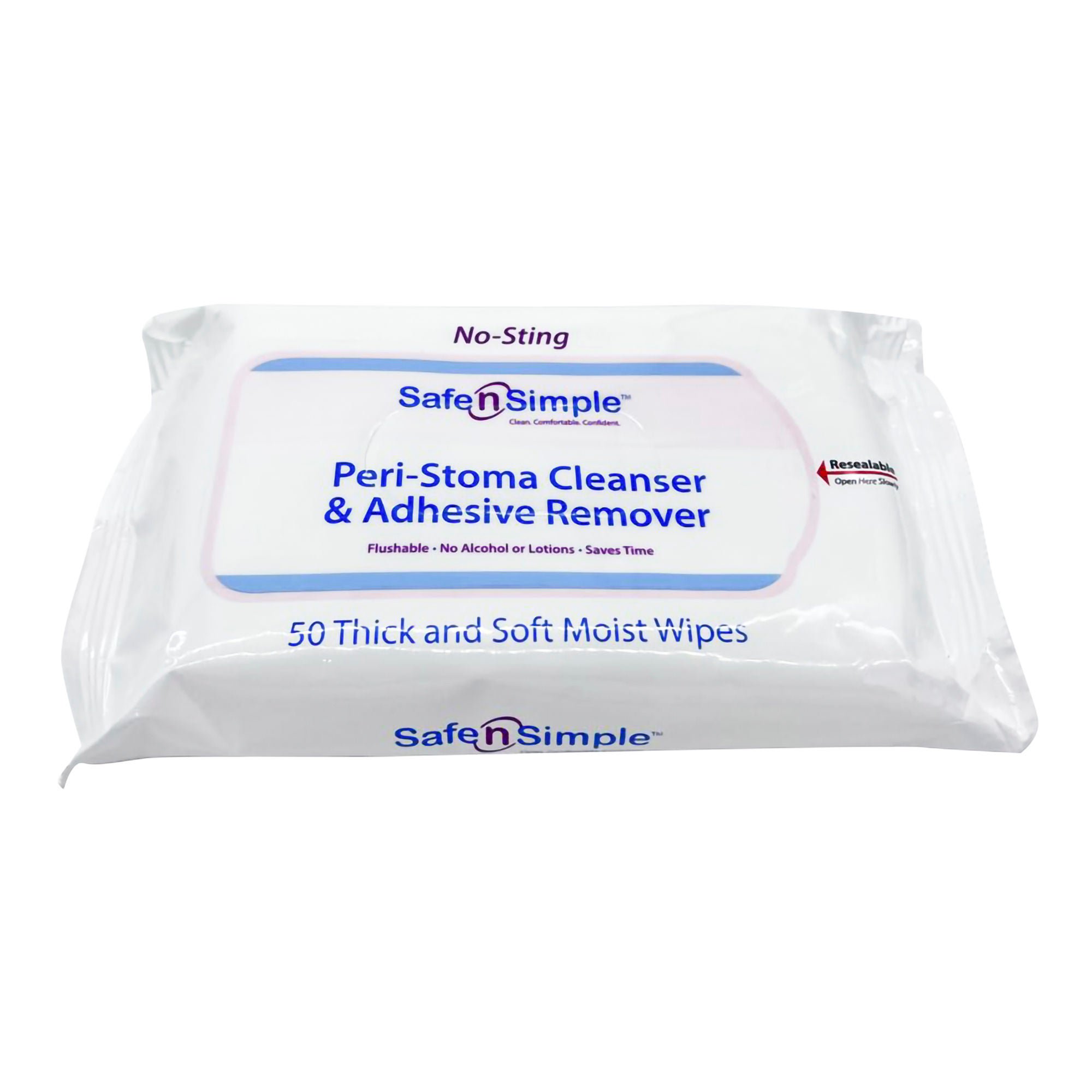 Safe n Simple™ Adhesive Remover Wipes