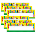 TREND Colorful Crayons Desk Toppers&reg; Name Plates, 36 Per Pack, 6 Packs T-69013-6
