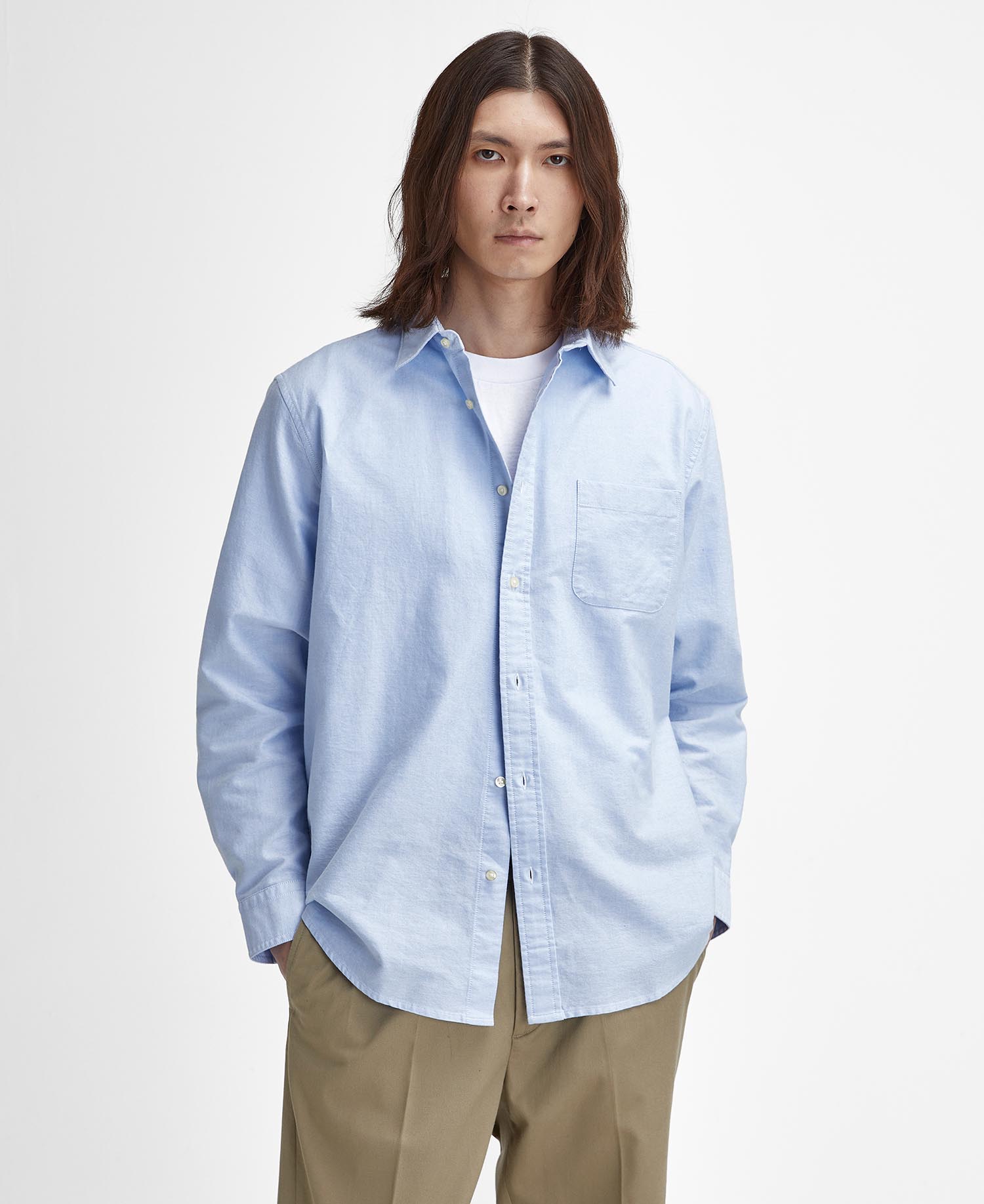 Camicia Oxford oversize a maniche lunghe Dunand image number 0
