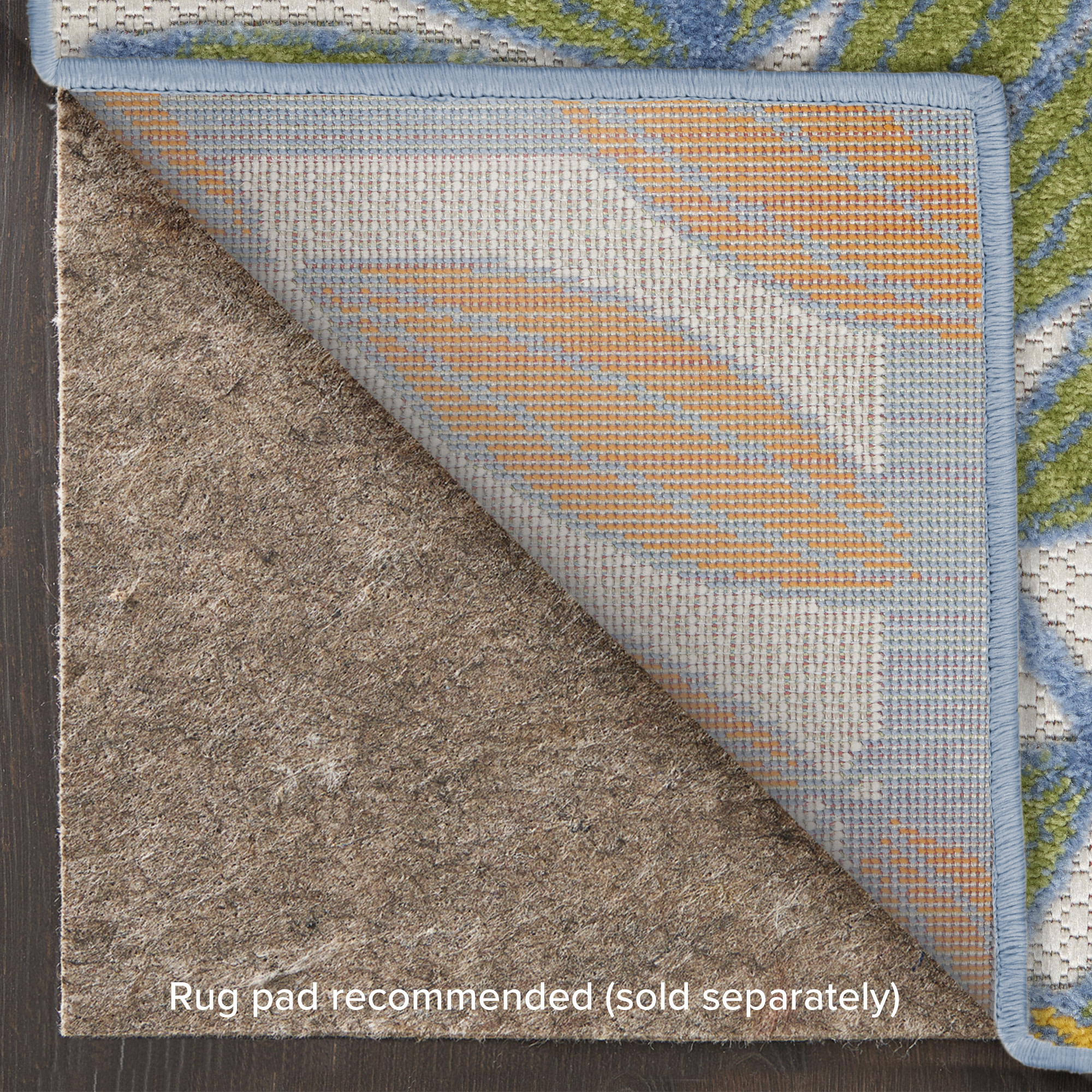 Nourison Aloha 2' x 6' Ivory Multicolor Tropical Rug
