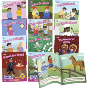 Sound Families Decodable Readers Consonants Fiction Phase 5.5, Set of 12