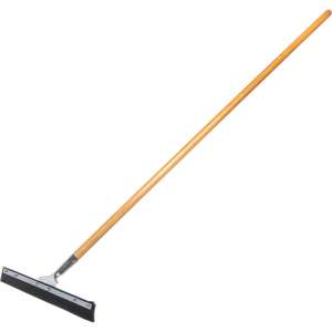 Carlisle, Flo-Pac, Straight Blade, 24", Black, Rubber Squeegee