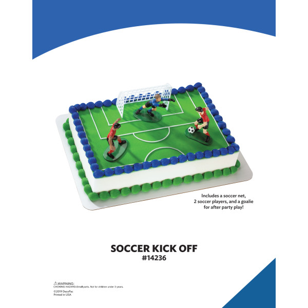 Soccer Kick Off The Magic of Cakes® Icing Only Page