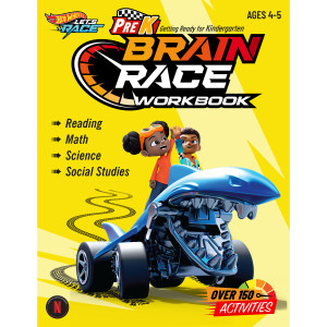 Hot Wheels Brain Race PreK Workbook