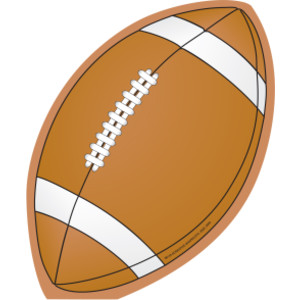 Football Large Notepad, 5" x 7", 50 Sheets