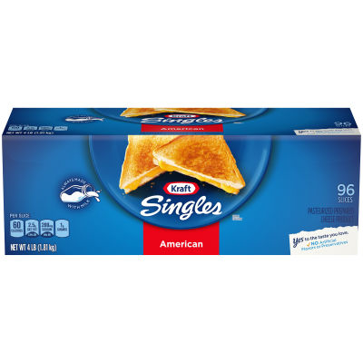 Kraft Singles American Cheese Slices, 4lb (96 slices) - Kraft Recipes