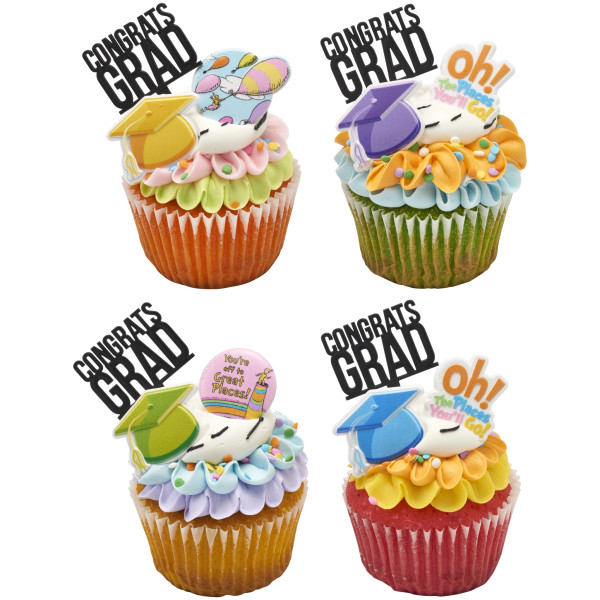 Oh, the Places You'll Go! Onward we go Cupcake Rings