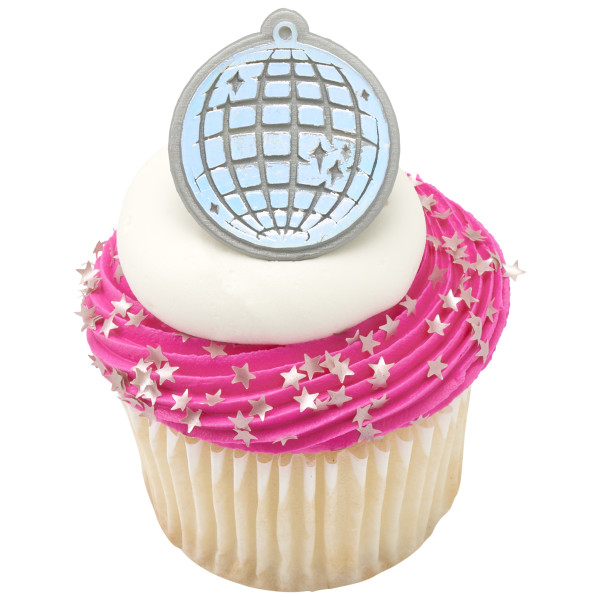 Disco Ball Cupcake Rings