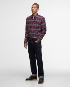 Ashroad Tailored Long-Sleeved Shirt Red