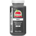 Apple Barrel Acrylic Paint Matte 16oz. Black