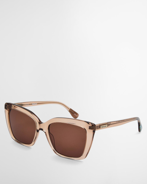 Round Sunglasses Light Brown
