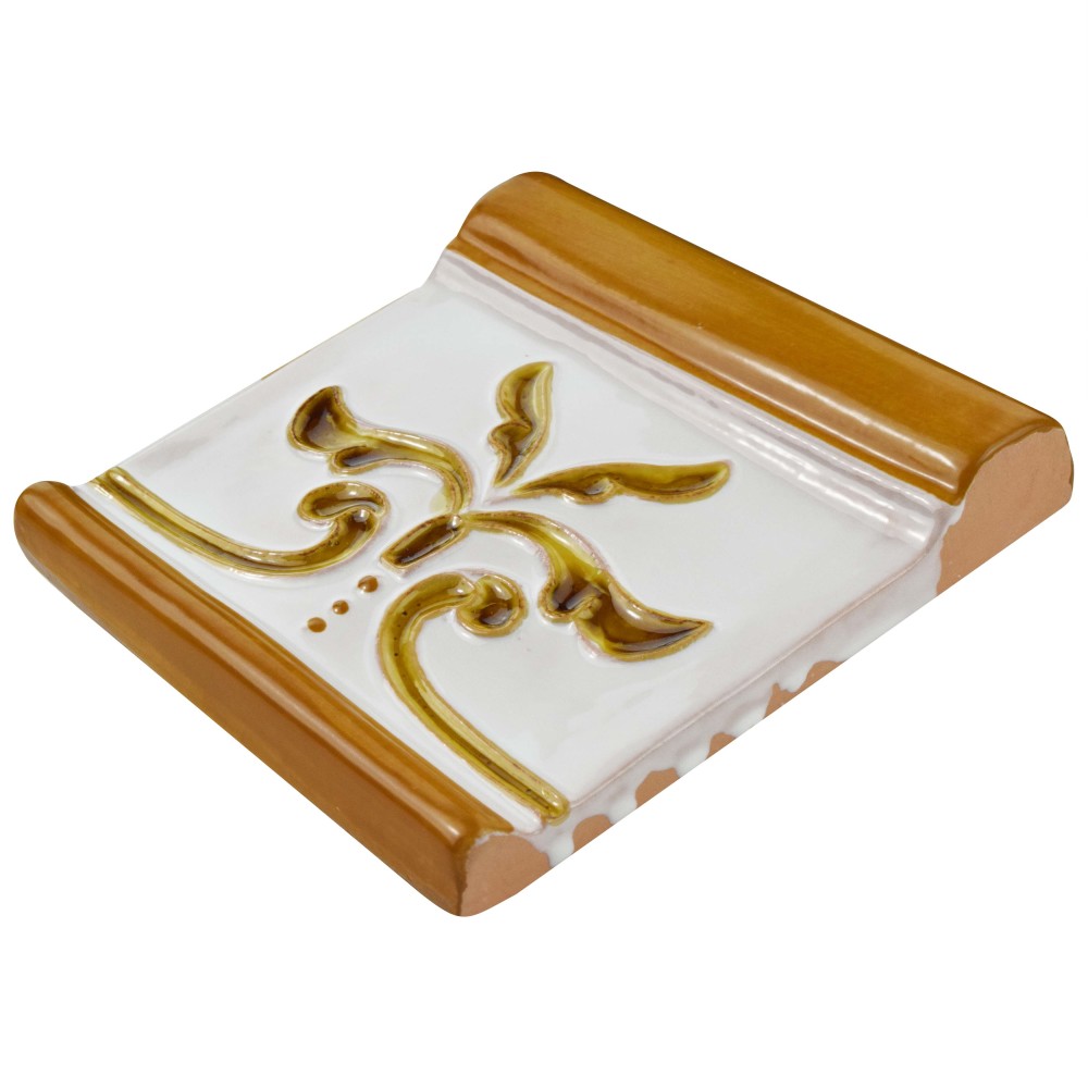 Novecento Friso Evoli Camel 5-1/8 in. x 5-1/8 in. Ceramic Wall Trim