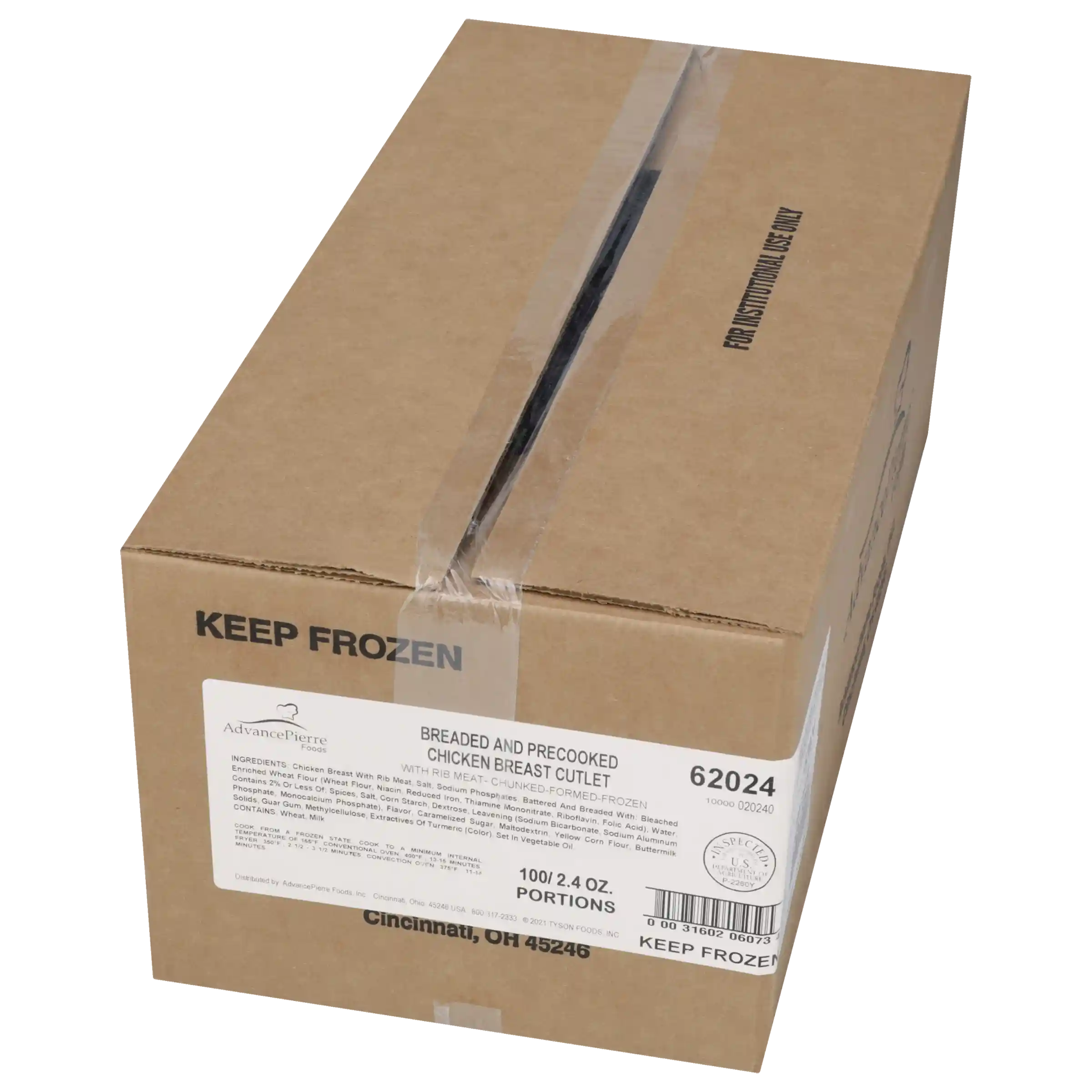 AdvancePierre™ Fully Cooked Breaded Chicken Breast Cutlets, 2.4 oz._image_5