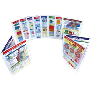Fractions & Decimals Visual Learning Guides Set, Grades 3-6