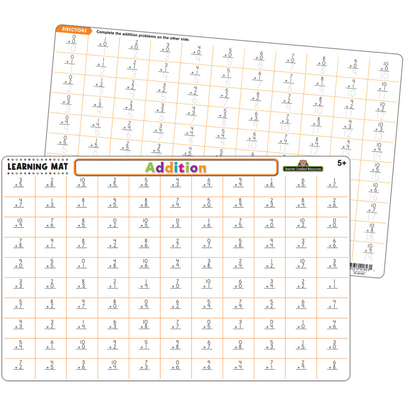 Addition Learning Mat