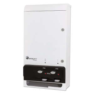 Hospeco, EvoGen® EV-1 Dual Pad/Tampon Dispenser, Free, White