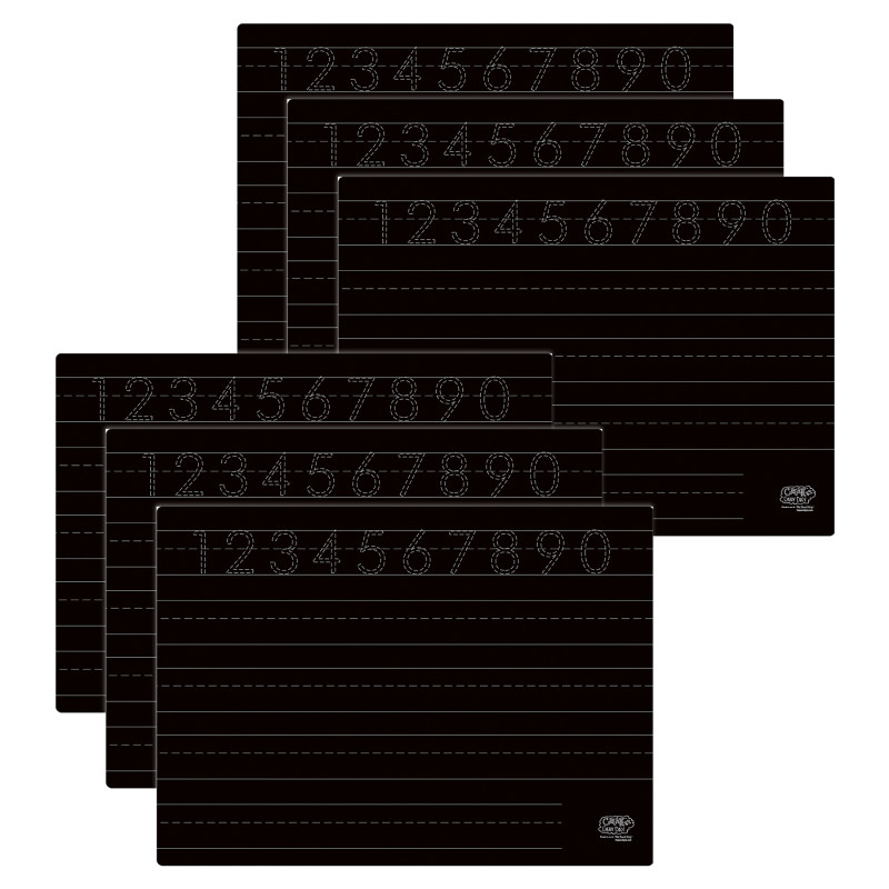 Activity Playmat - Numbers & Shapes (2-Sided), Pack of 6