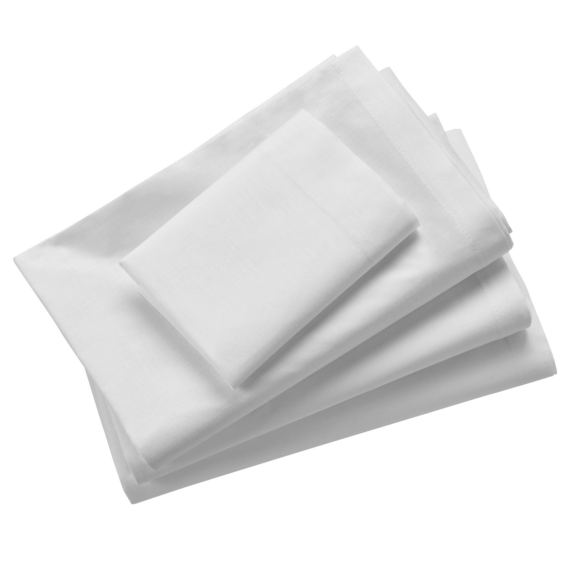 Performance Muslin White Pillowcase, 42 x 34 Inch
